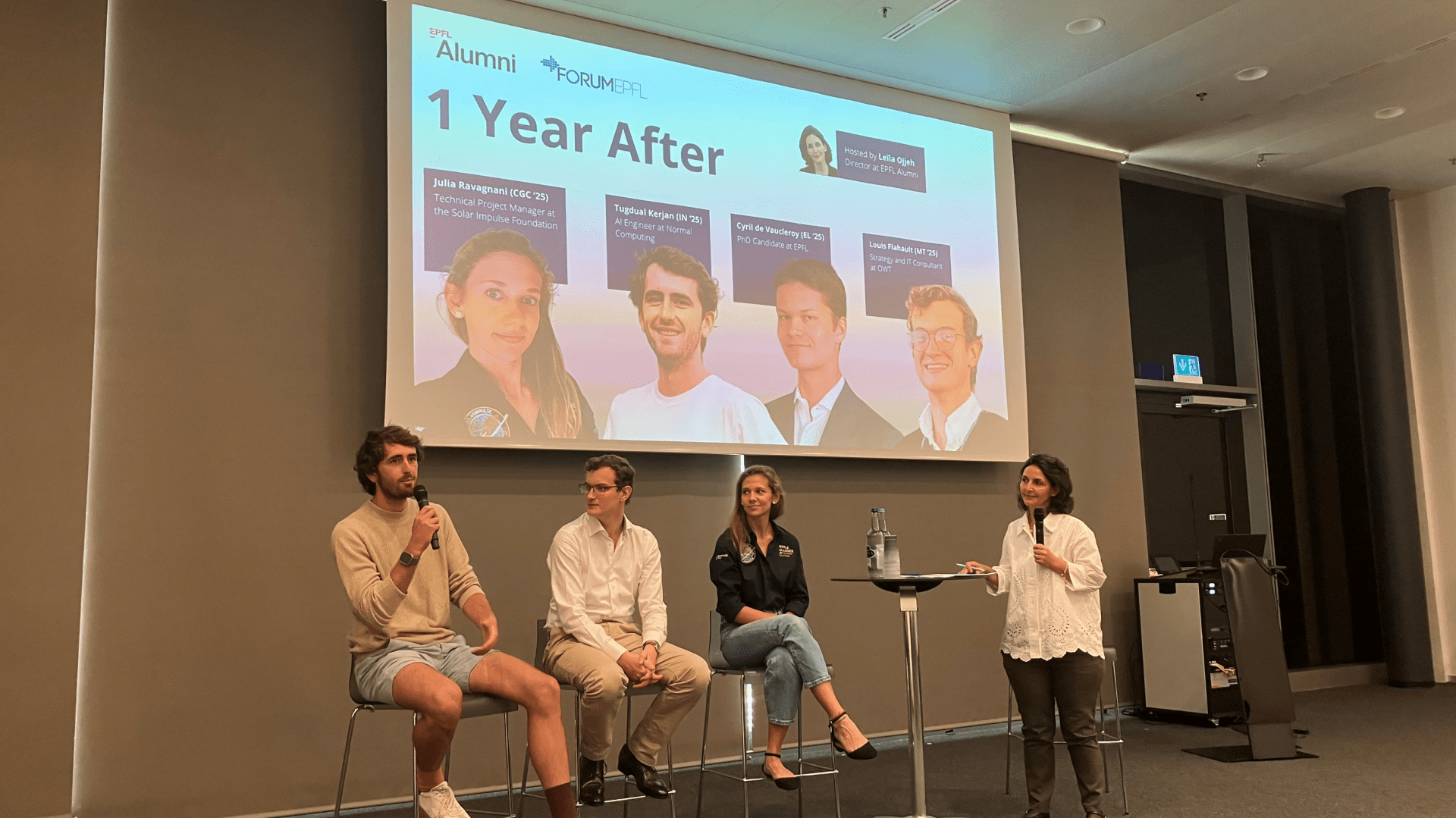 1 Year After conference : From EPFL to the professional world