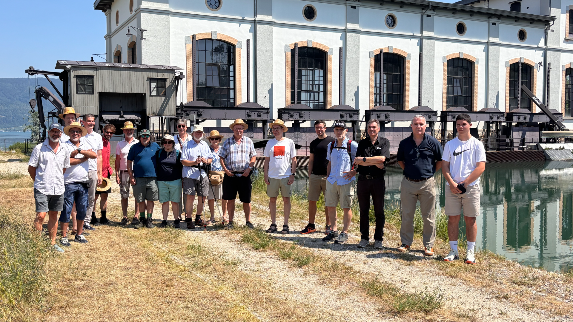Visite de la centrale hydroélectrique de Hagneck
