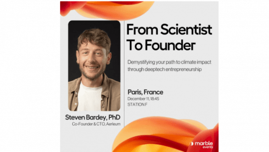 From Scientist to Climate Founder w/ Dr Steven Bardey (CTO of Aerleum)