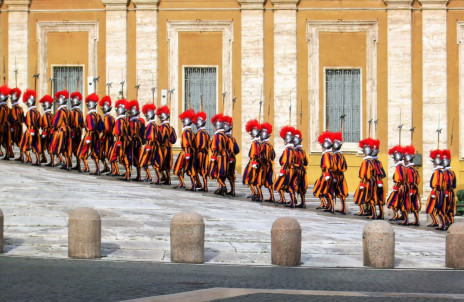 Visit of the Swiss Pontifical Guard