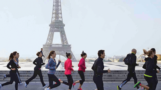 Footing du dimanche à Paris