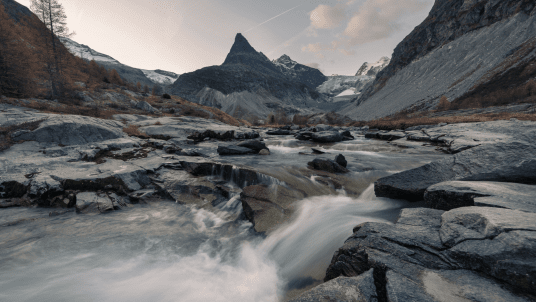 Hiking in the Hérens Valley (VS) in Ferpècle (glaciers of Ferpècle and du Mont Miné)