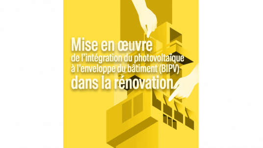 Conférence mise en œuvre de l’intégration du photovoltaïque à l’enveloppe du bâtiment (BIPV) dans la rénovation
