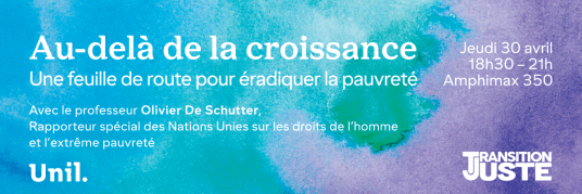 Olivier de Schutter | Deuxième conférence du cycle Transition Juste