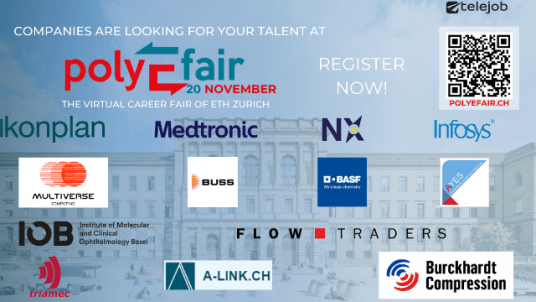 Poly-E-fair virtual career fair at ETH Zurich