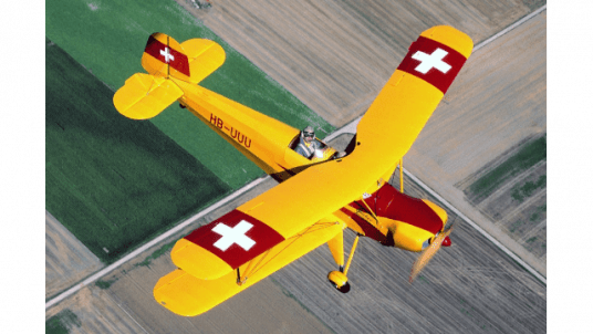 Visite des ateliers de rénovation d’avions à l’aérodrome de la Blécherette, Lausanne
