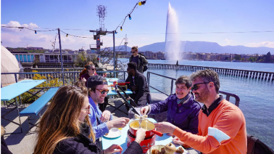 Fondue aux Bains des Pâquis