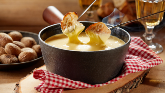 Fondue aux Bains des Pâquis