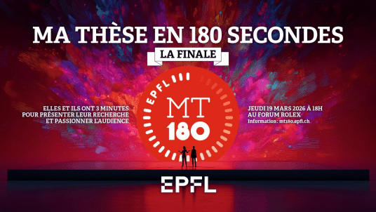 Final of the EPFL competition "My Thesis in 180 seconds"