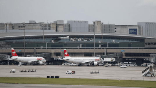 Guided tour of Zurich Airport maintenance facilities and Christmas drinks reception
