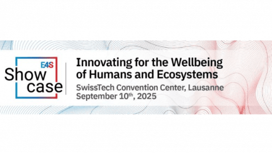 Showcase is E4S: Innovating for the Wellbeing of Humans and Ecosystems